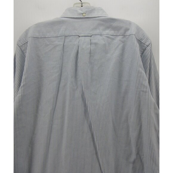 Ralph Lauren Rugby Shirt Large University Oxford Striped Button Down - Picture 9 of 11